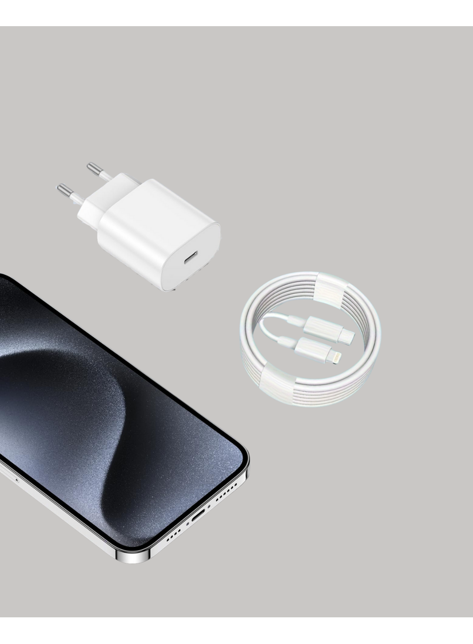 iPhone ve iPad Uyumlu 20W Güvenli USB-C Hızlı Şarj Adaptörü