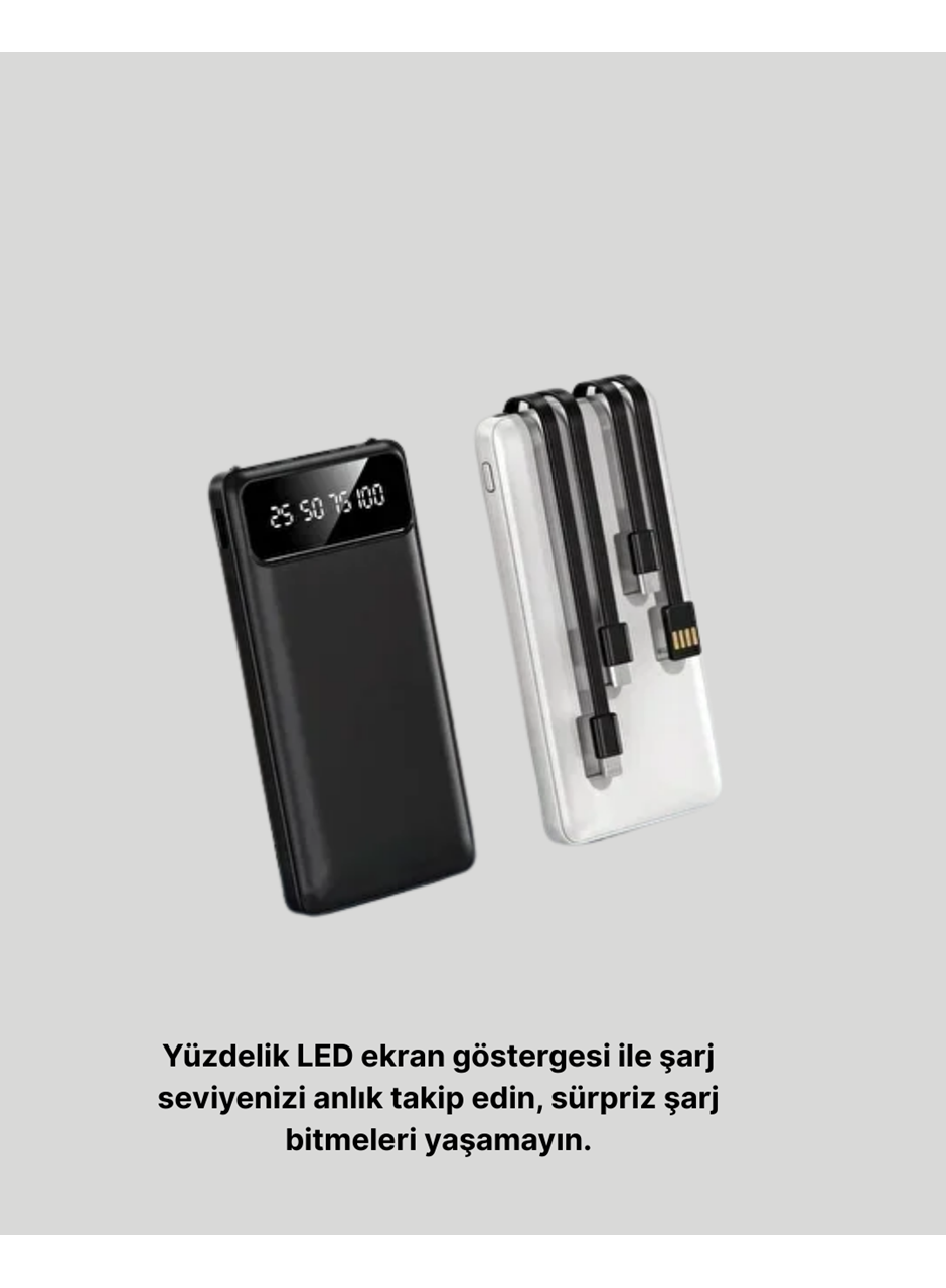 Çoklu Güvenlik Korumalı 20.000 mAh Powerbank Fener Özellikli