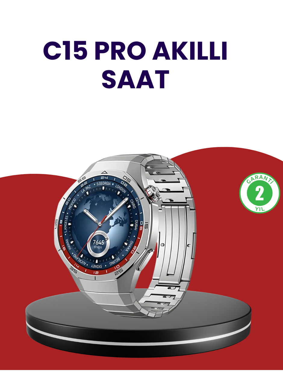 Adım Sayar ve Uyku Takip Özellikli Akıllı Saat