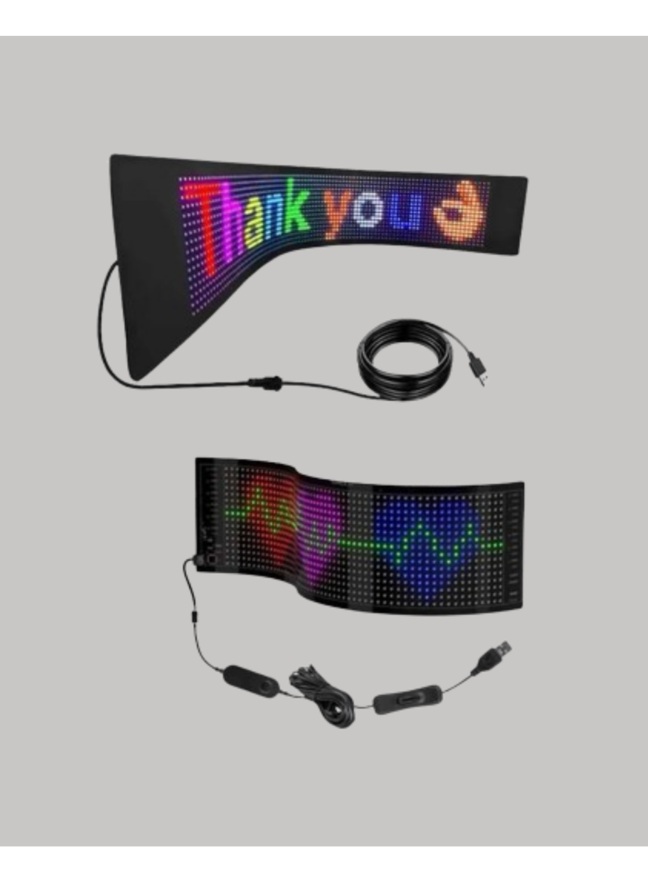 Gece Kullanıma Uygun  Pixel RGB LED Panel Estetik Atmosfer Işığı