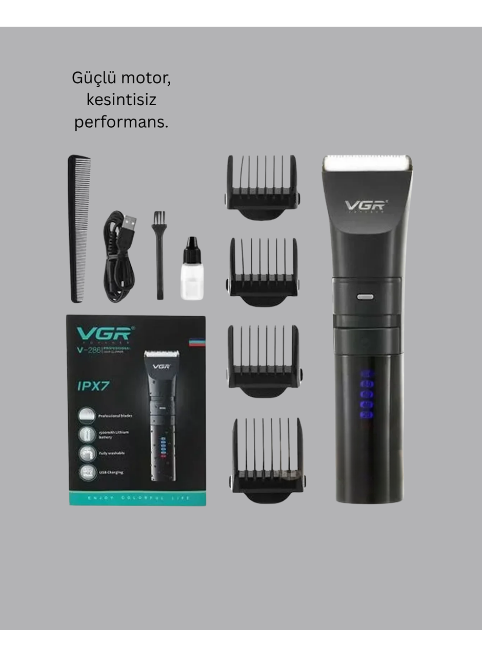 Erkek Saç ve Sakal Kesme Makinesi – Su Geçirmez, Sessiz Motorlu