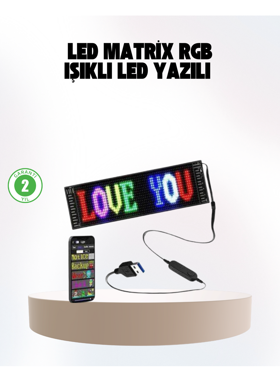 Şık ve Fonksiyonel RGB LED Panel Canlı Renk Yansımalı Işık Sistemi