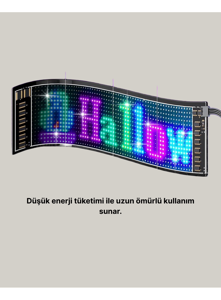 Şık ve Fonksiyonel RGB LED Panel Canlı Renk Yansımalı Işık Sistemi