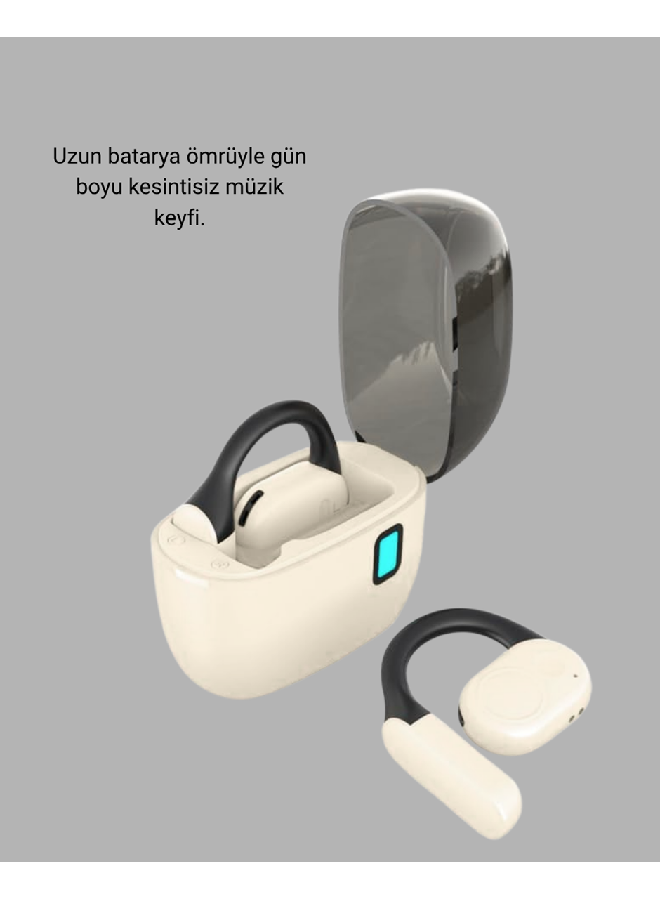 Bluetooth 5.0 Kulak İçi Kulaklık – Güçlü Bas, Uzun Pil Ömrü, Şarj Kutulu Tasarım