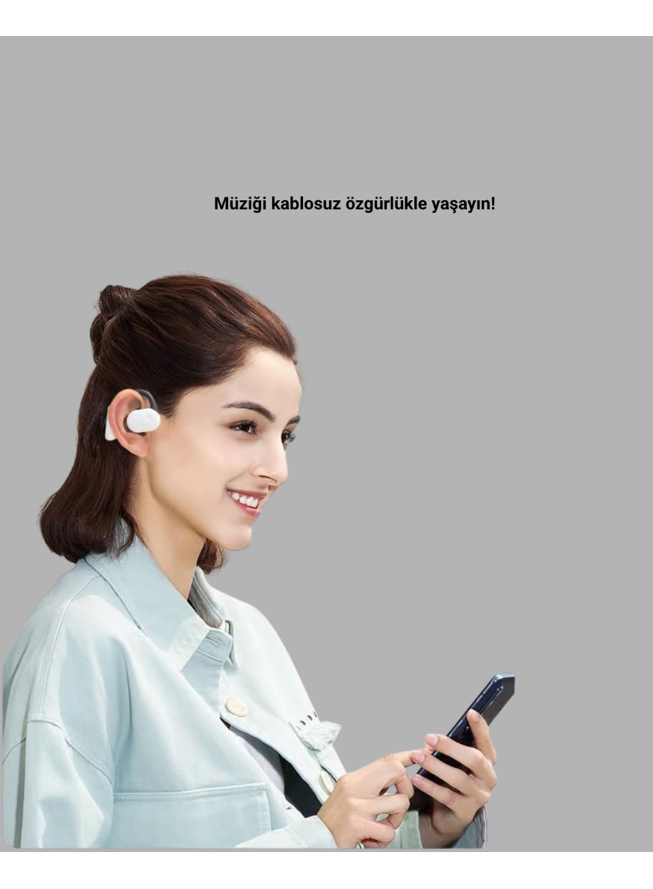 Kablosuz Bluetooth Kulaklık – Otomatik Eşleşme, Tek Tuş Kontrol, Stereo Ses