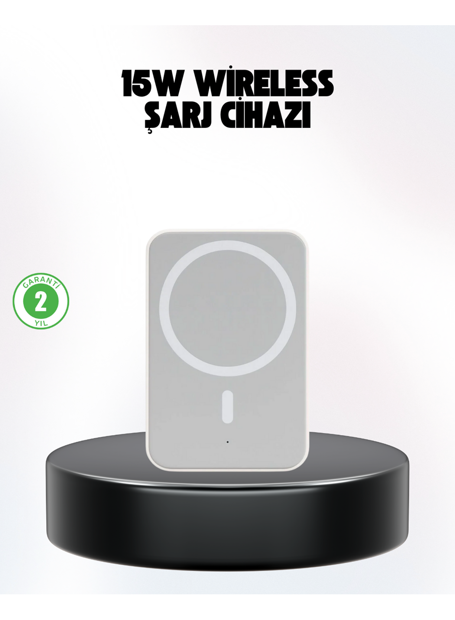 iPhone Serileri ile Uyumlu MagSafe Manyetik Araç Telefon Tutucu ve Şarj Cihazı