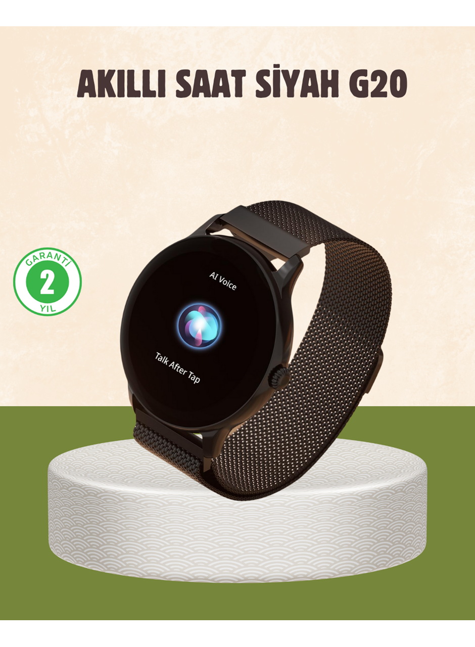 G20 Mini Akıllı Saat – Sağlık Takibi, Uzun Pil Ömrü, Dokunmatik Renkli Ekran