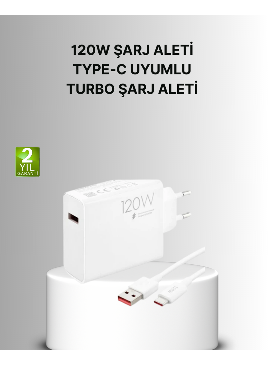 120W Mi Turbo Akıllı Tanıma Çipli Hızlı Şarj Cihazı Taşınabilir ve Dayanıklı