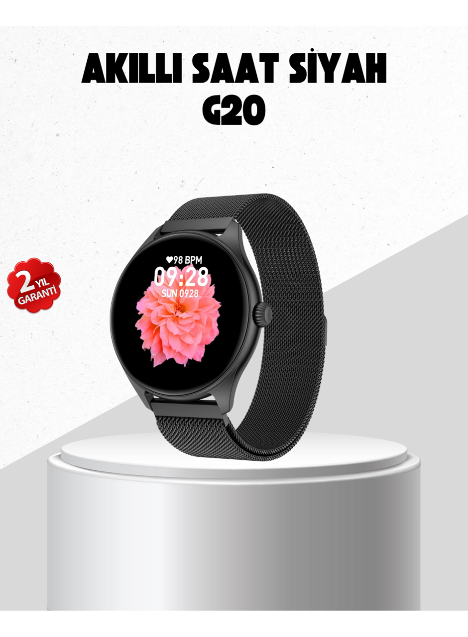 G20 Mini Akıllı Saat – iPhone & Android Uyumlu, Adım Sayar ve Uyku Takipli