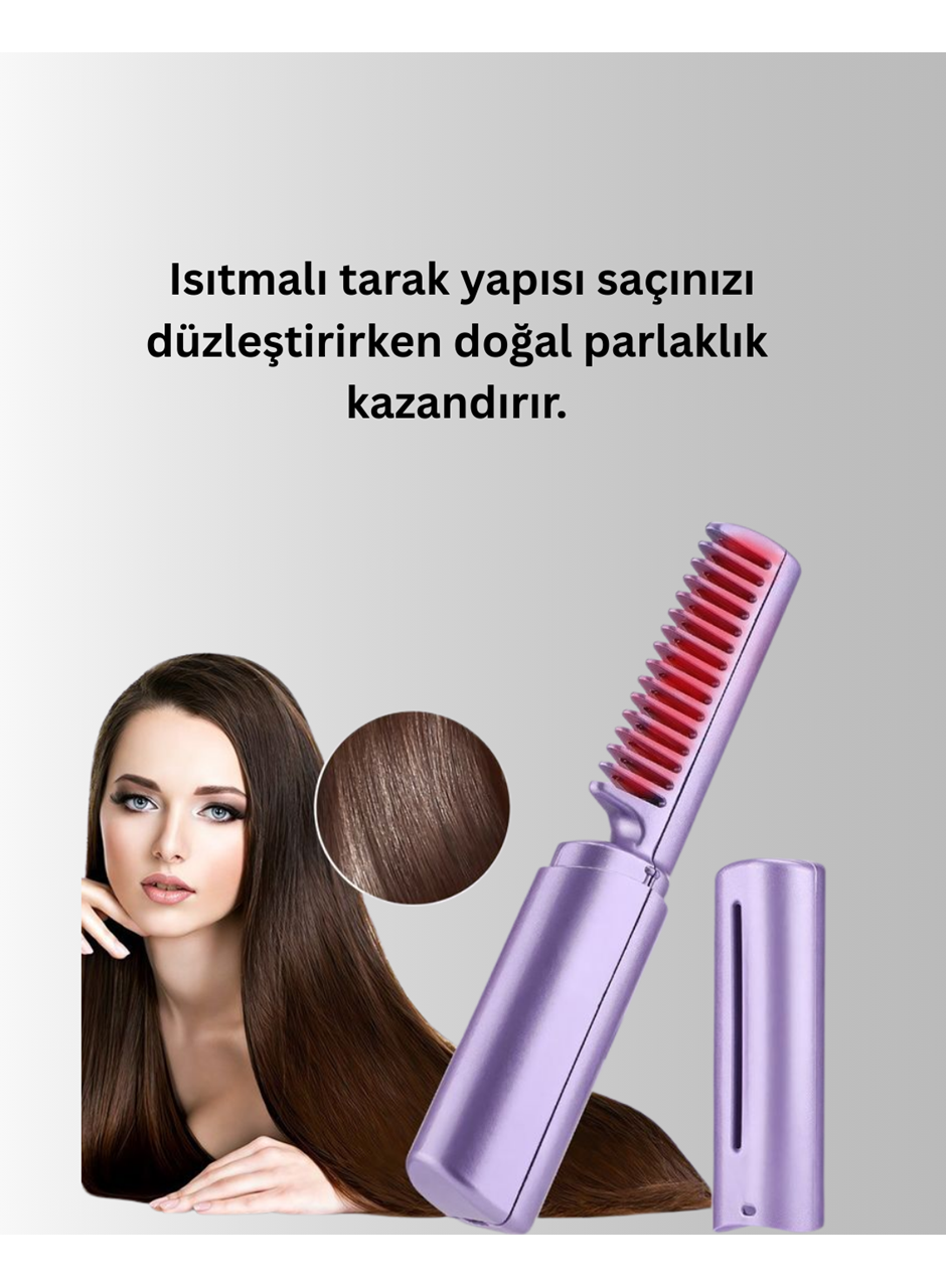 Şarjlı Saç Düzleştirici Tarak