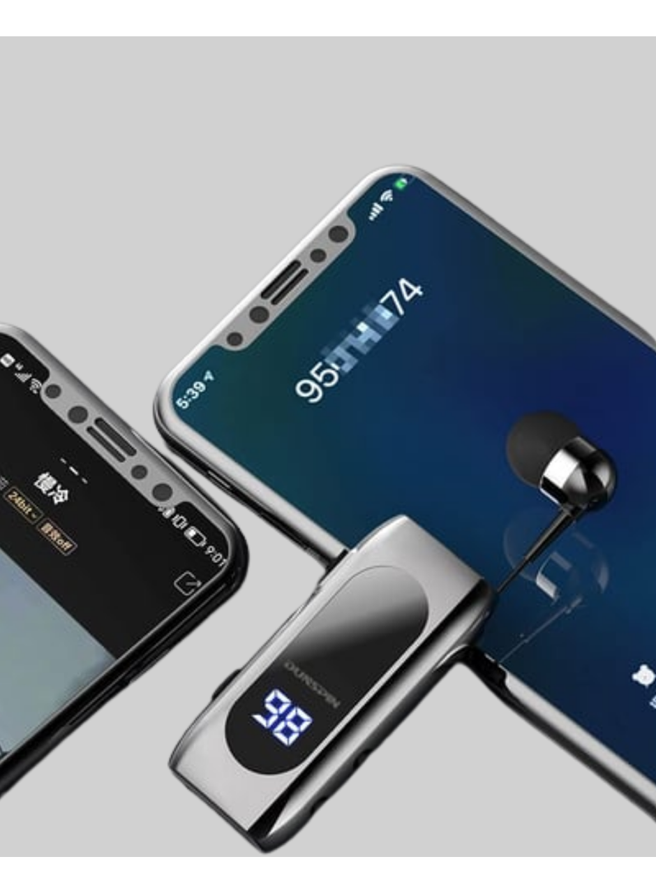 Bluetooth 5.2 Klipsli Kablosuz Kulaklık – Dijital Ekran & Titreşimli Uyarı