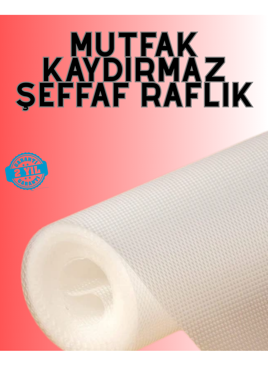 Eva malzemeden kaydırmaz şeffaf raflık buzdolabı kaplaması