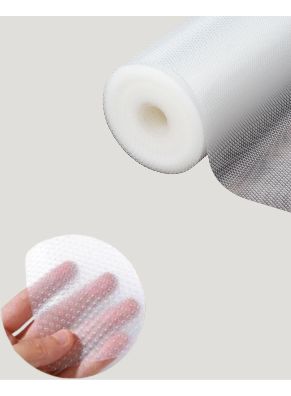 Eva malzemeden kaydırmaz şeffaf raflık buzdolabı kaplaması