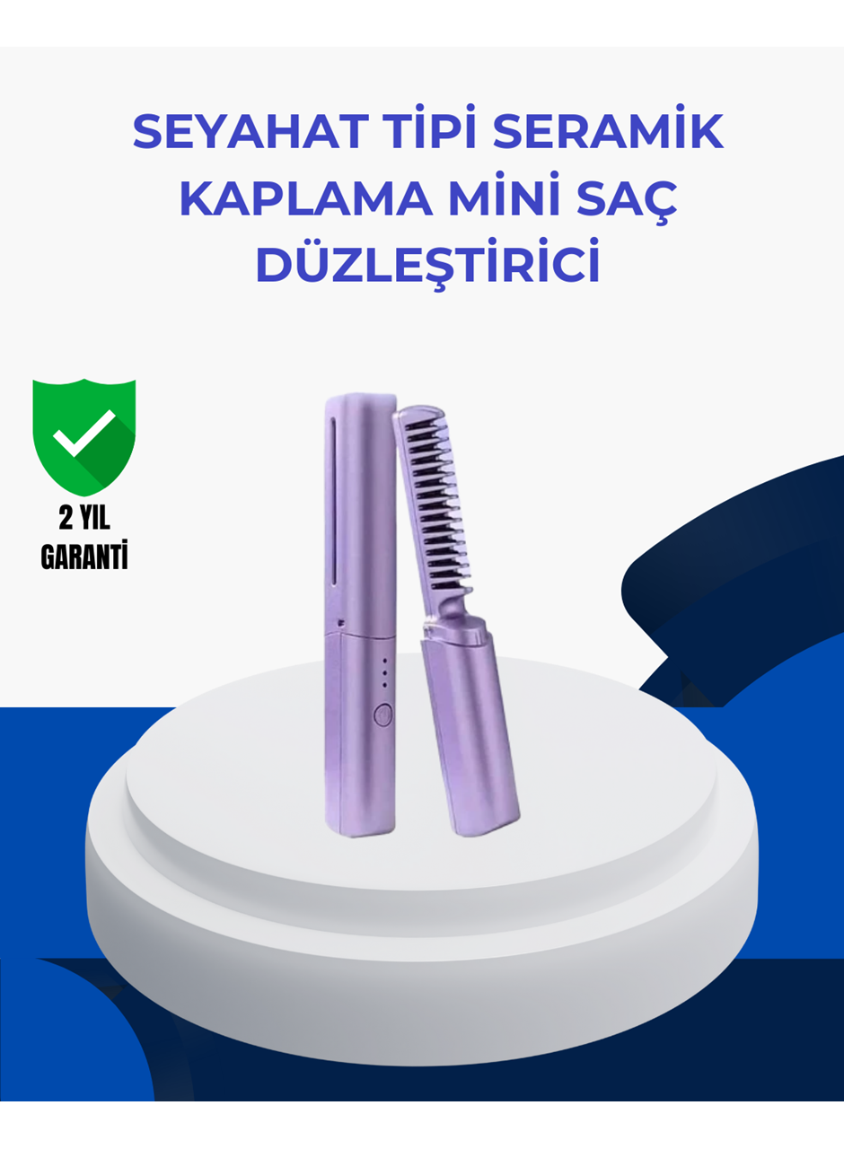 Taşınabilir Saç Düzleştirici Tarak – Ayarlanabilir Isı Kontrollü