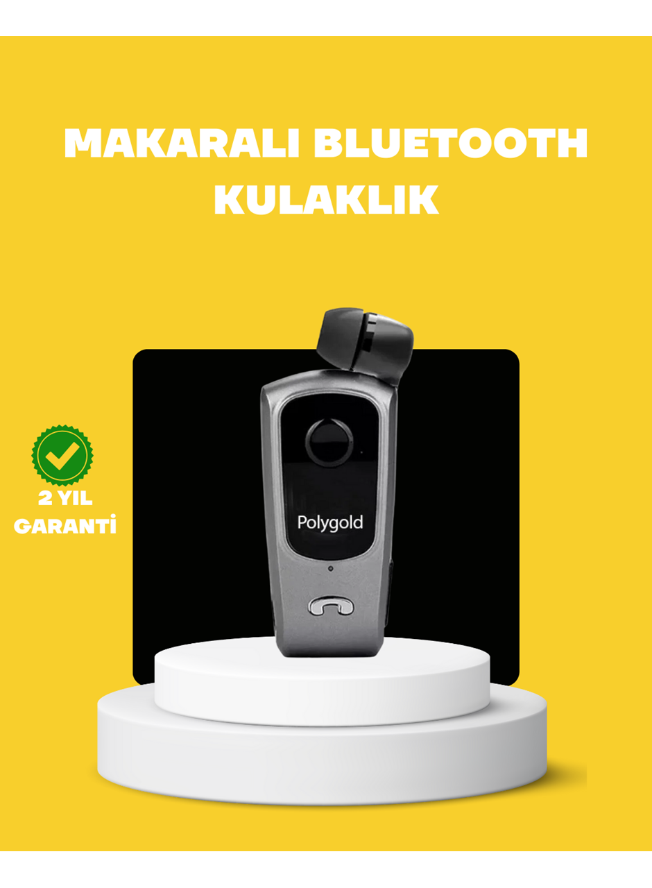 Geri Çekilebilir Kablolu Bluetooth İş Kulaklığı