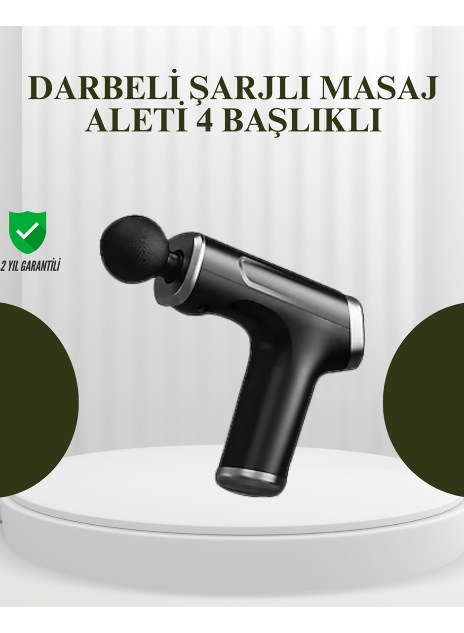 USB Type-C Şarjlı Taşınabilir Masaj Tabancası