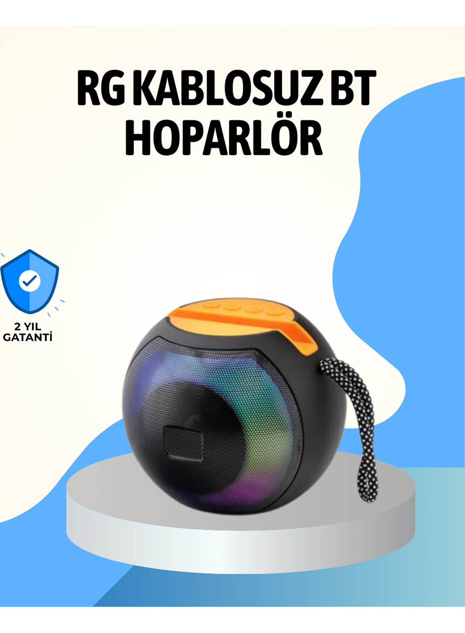 RGB Led Işıklı Güçlü Baslı Kablosuz Hoparlör