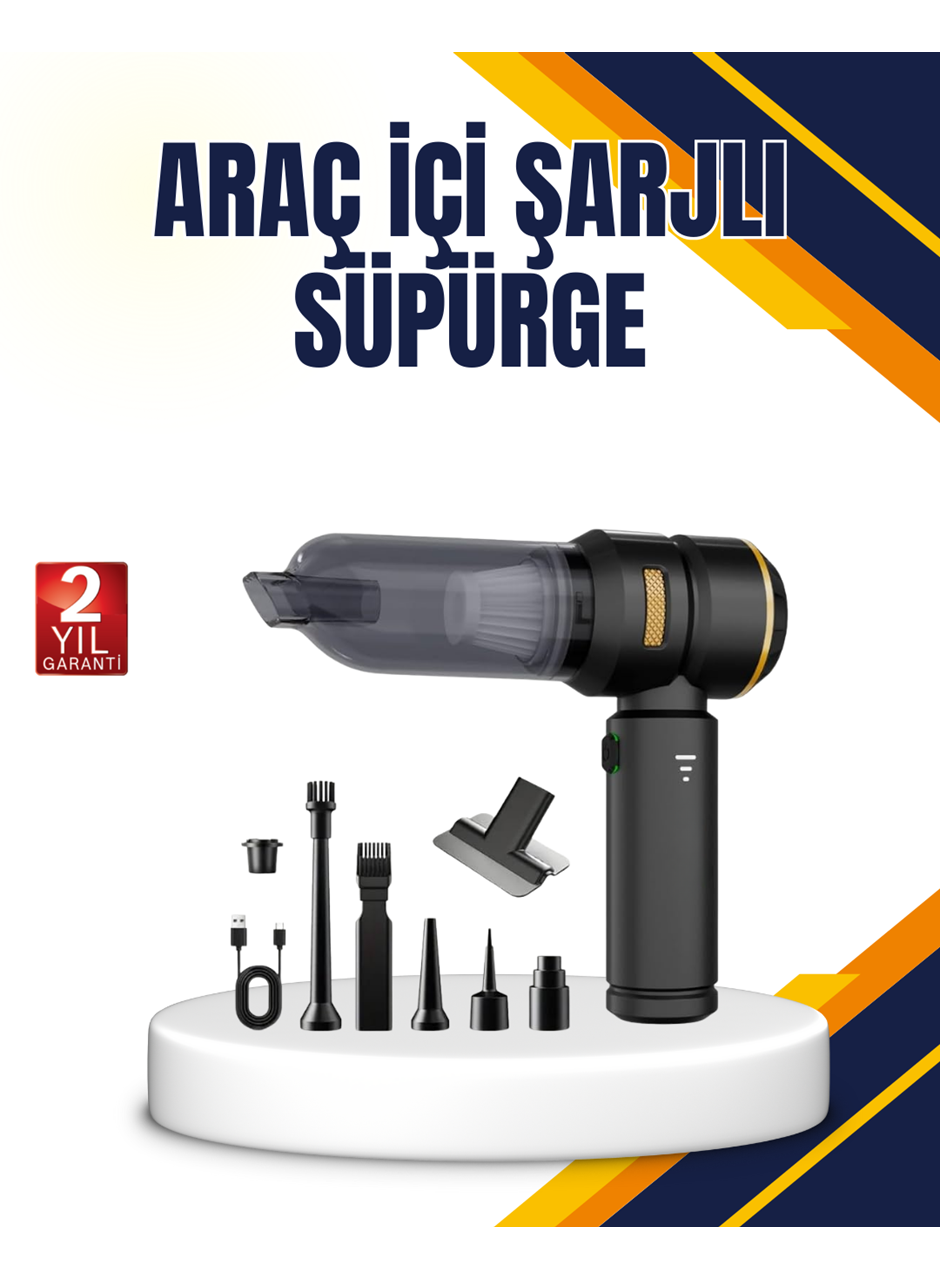 15000 PA Emiş Gücü ve Hava Üfleme Özellikli Şarjlı Süpürge