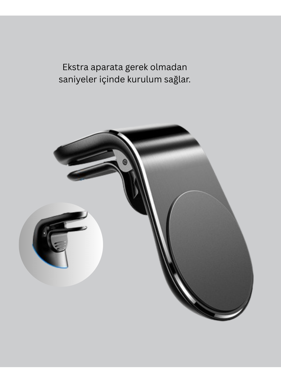 Mini Manyetikli Araç Telefon Tutucu