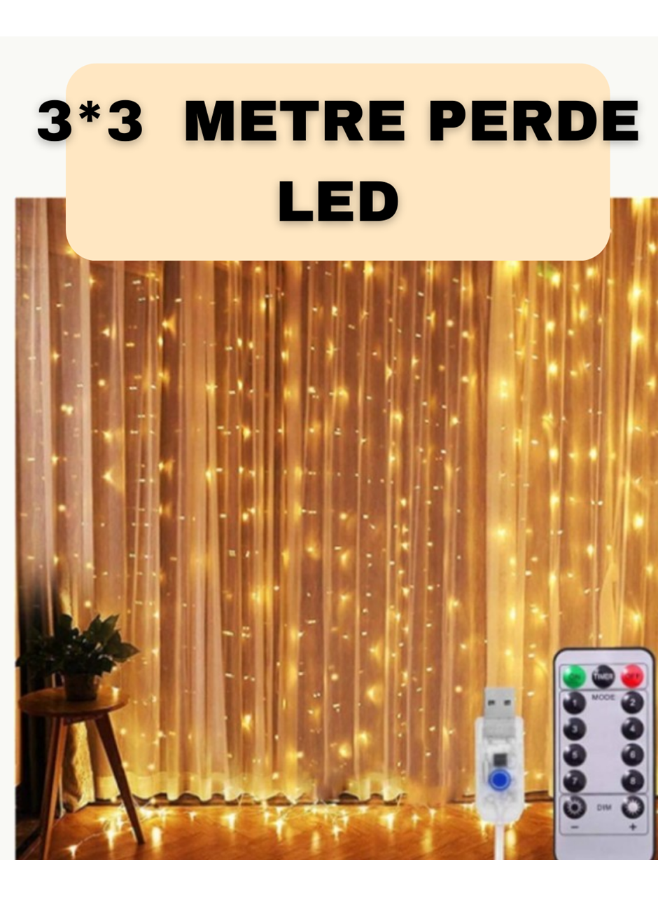 İç ve Dış Mekan Perde LED – Bahçe, Balkon ve Veranda İçin