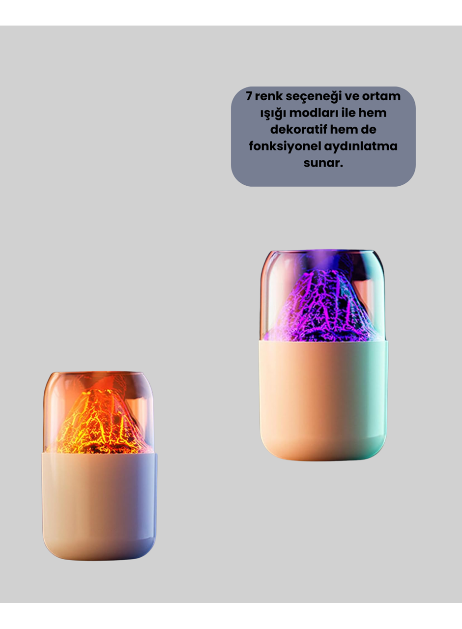 Su Hazneli LED Işıklı Aromaterapi Difüzörü