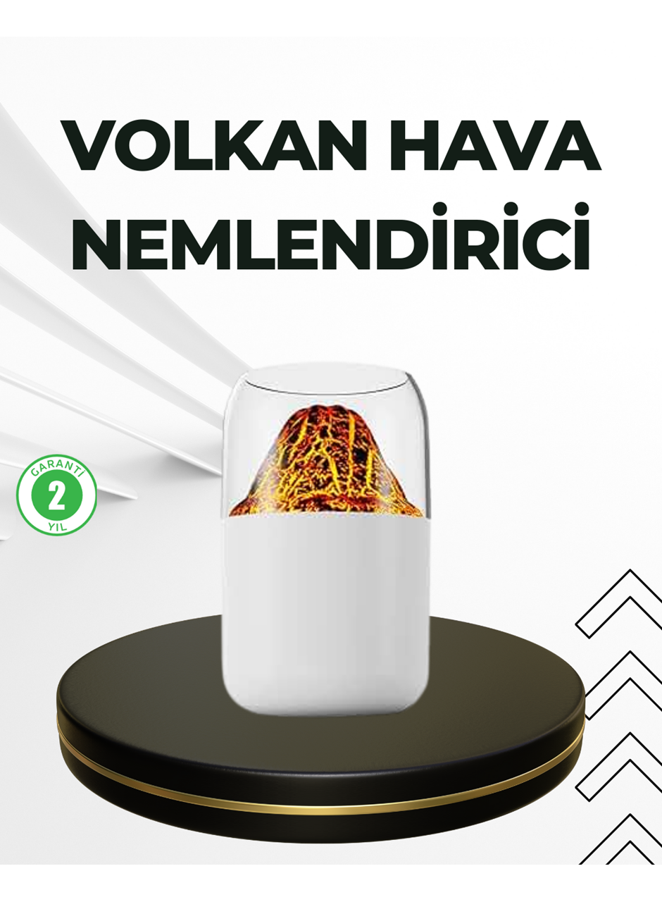 USB Şarjlı Volkanik Tasarımlı Buhar Makinesi