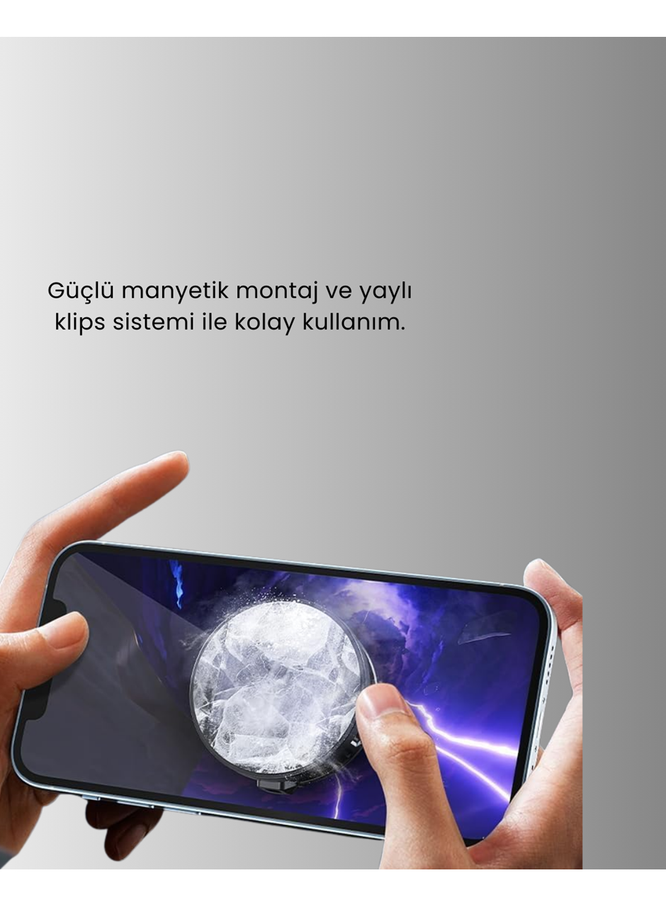 Manyetik Montajlı Kompakt Telefon Soğutucu