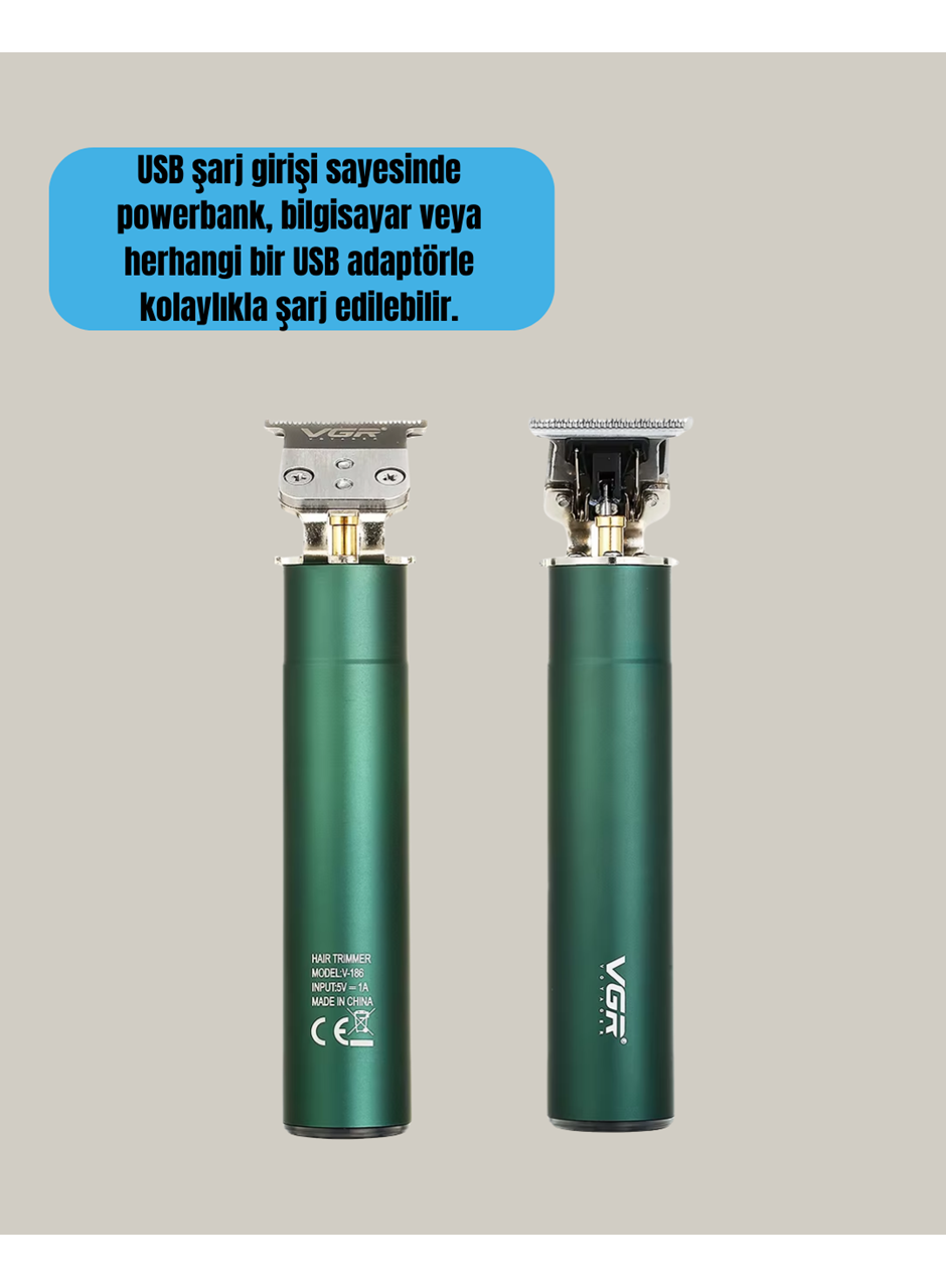 USB Hızlı Şarjlı 3 Saat Kullanımlı Saç Kesme Makinesi