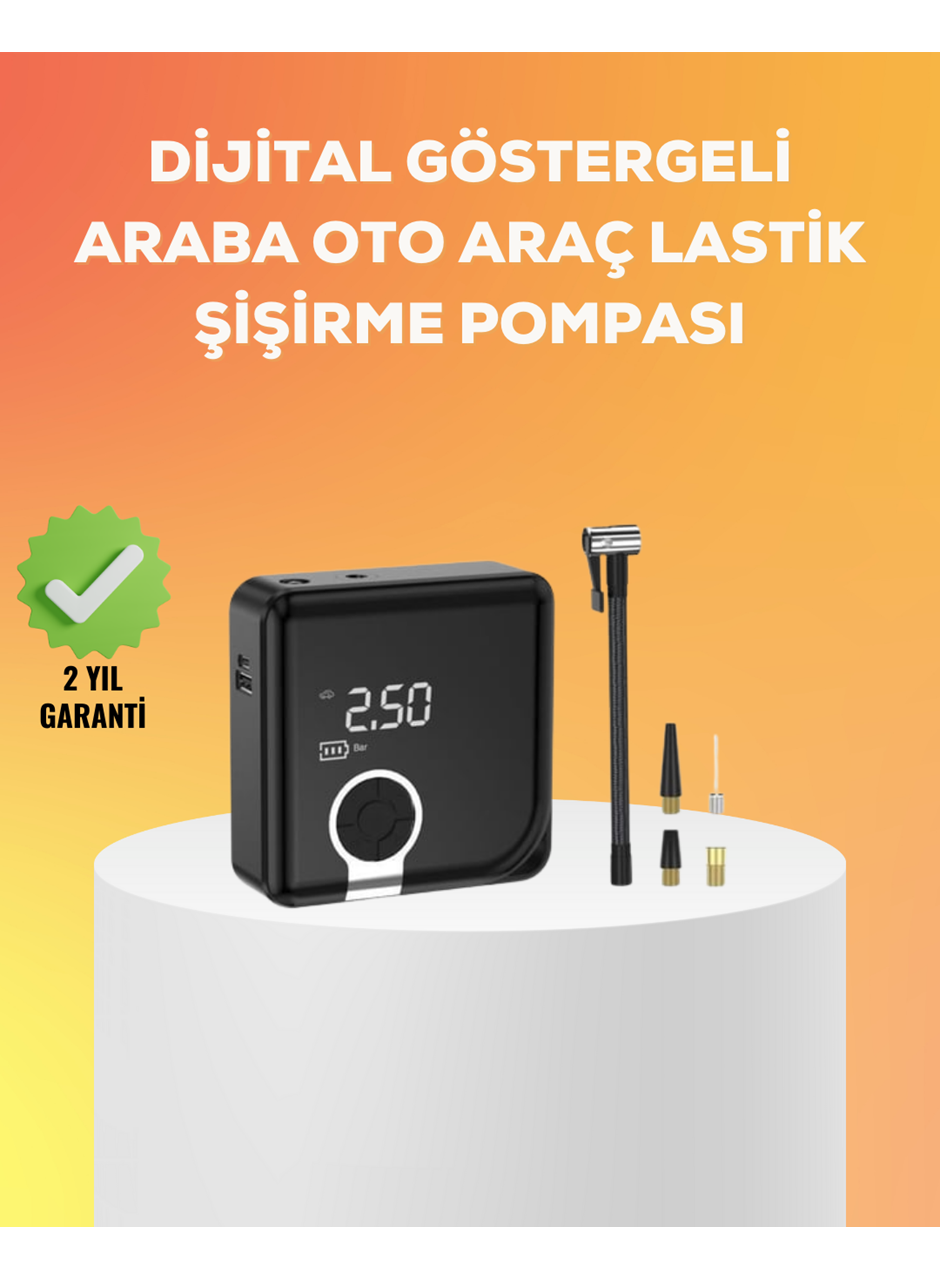 Çok Fonksiyonlu Akıllı Lastik Şişirme Cihazı