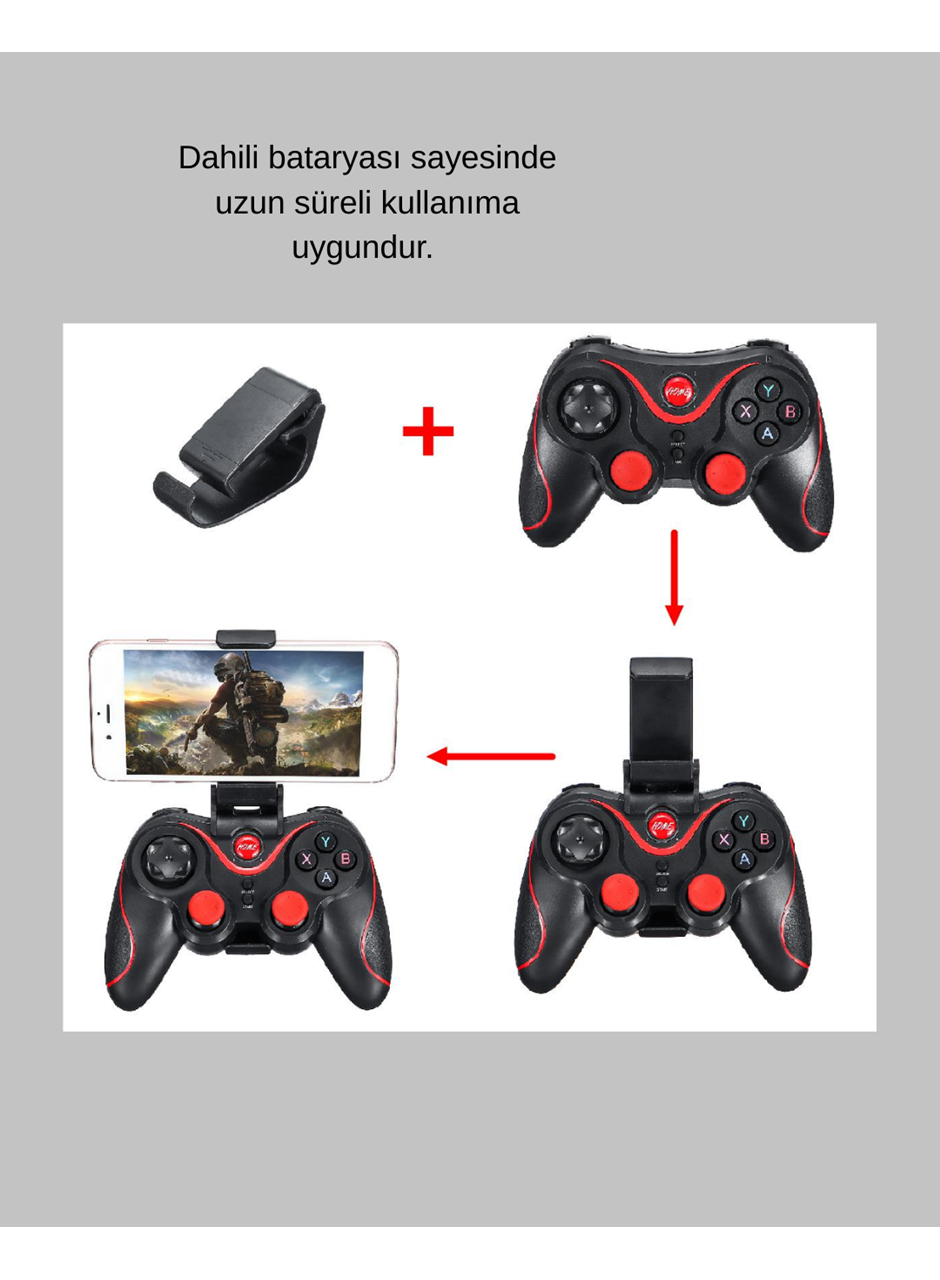 Hafif ve Taşınabilir Kablosuz Bluetooth Oyun Konsolu