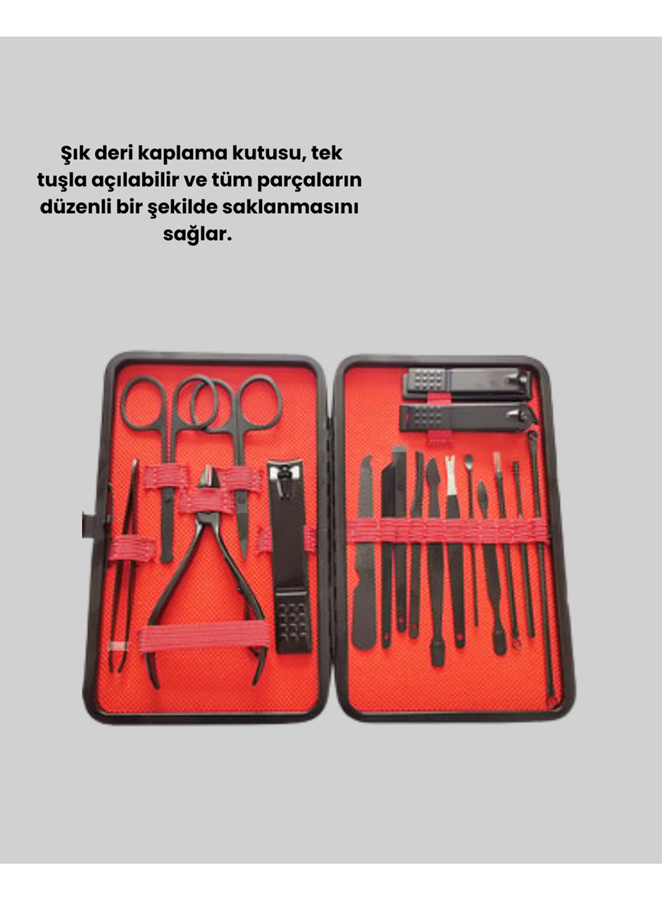 Siyah Kaymaz Teknolojili El ve Ayak Bakım Seti