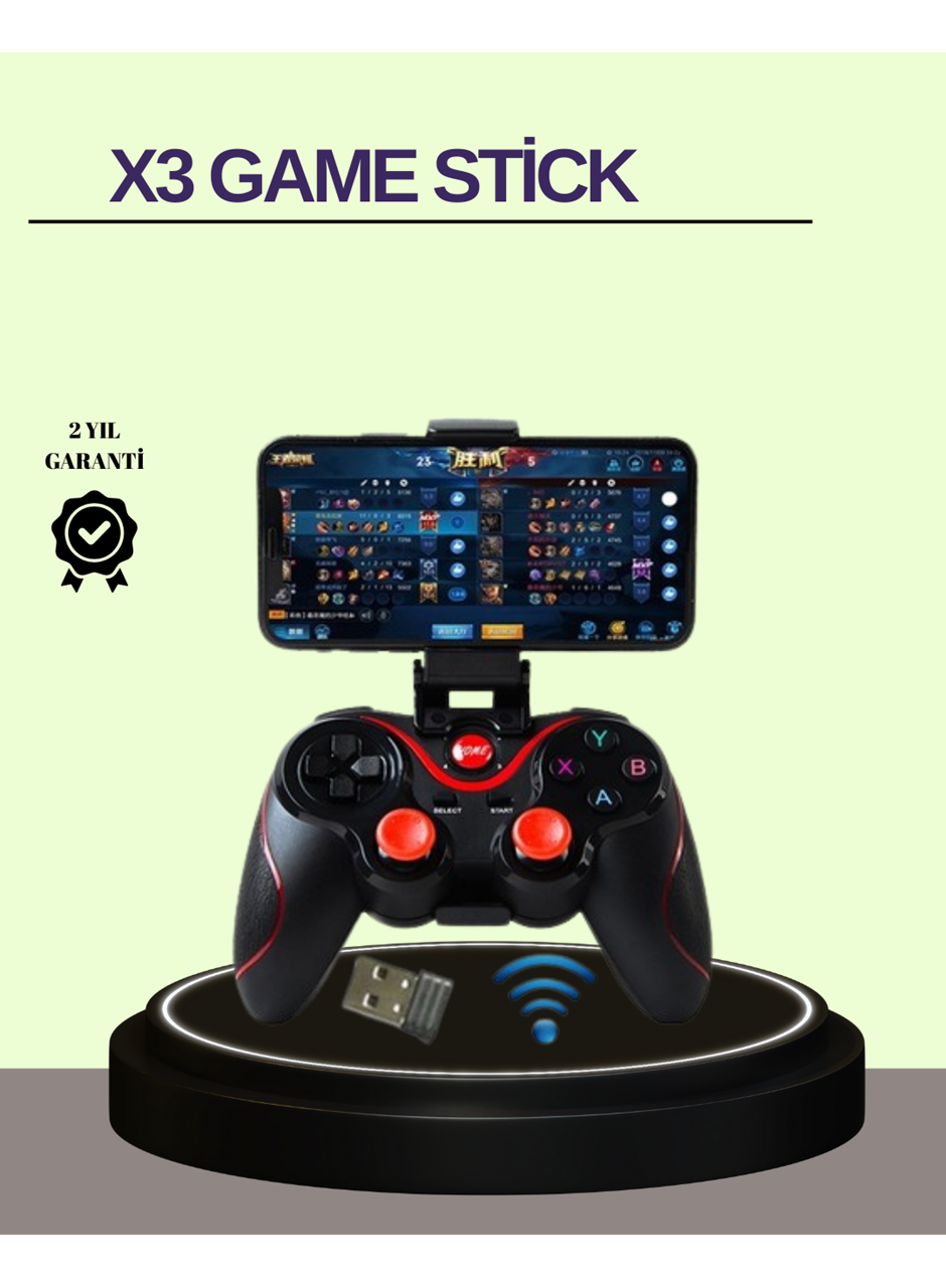 Çift Analog Joystick ve 14 Tuşlu Bluetooth Oyun Kumandası