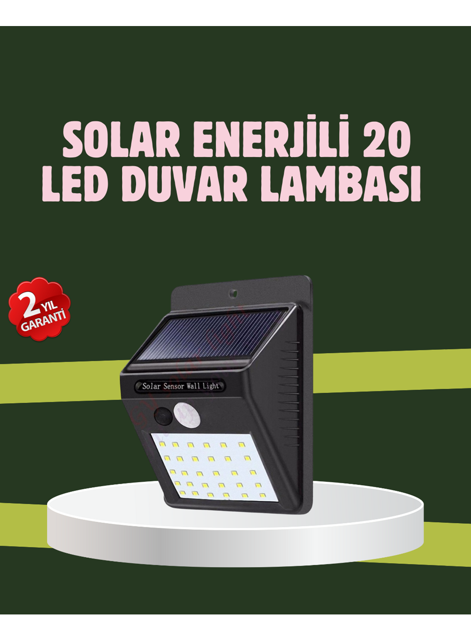 Kablo Gerektirmeyen Solar LED Bahçe ve Veranda Işığı