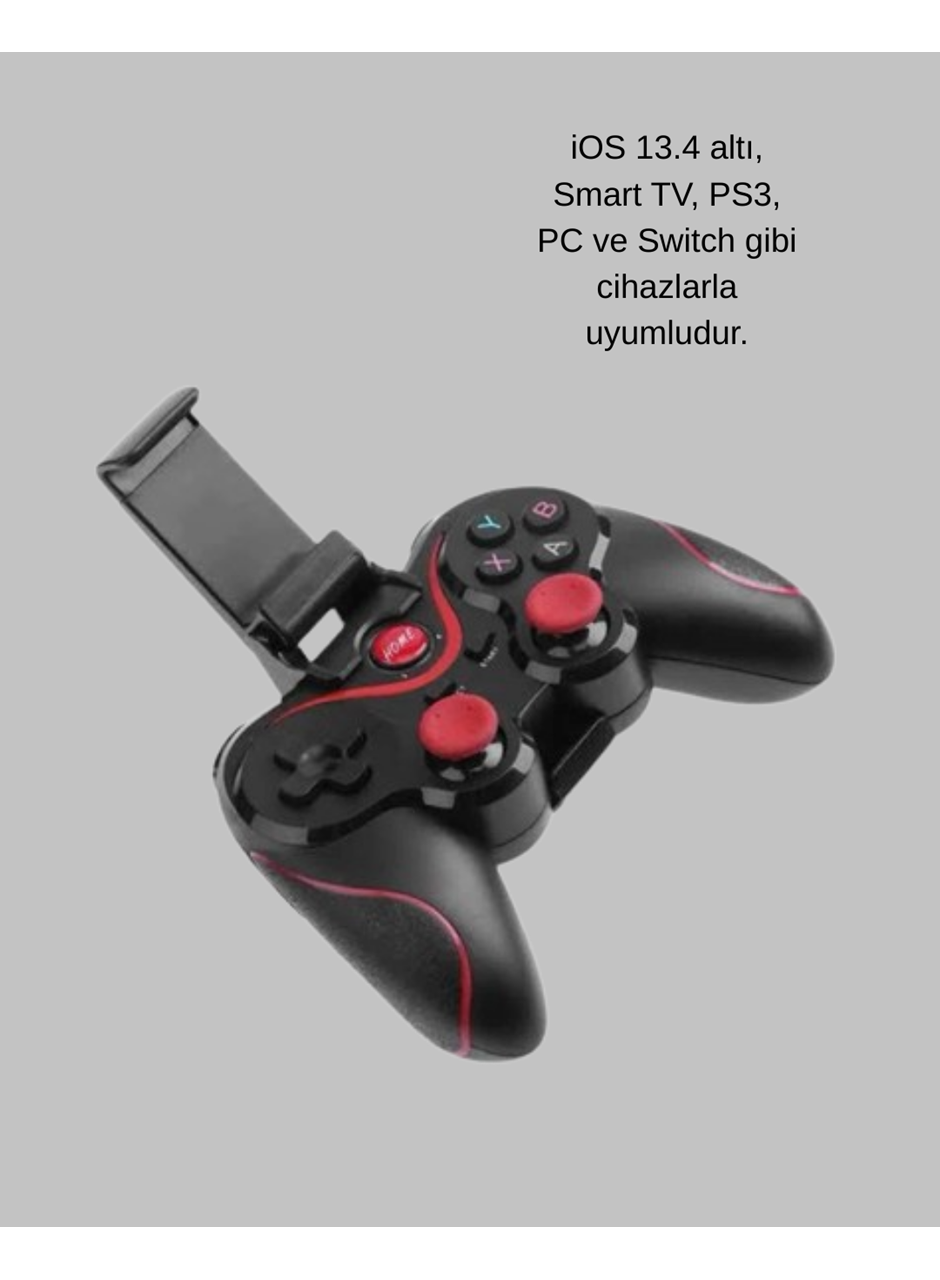 Bluetooth Kablosuz Oyun Kumandası – Android, iOS, PC Uyumlu