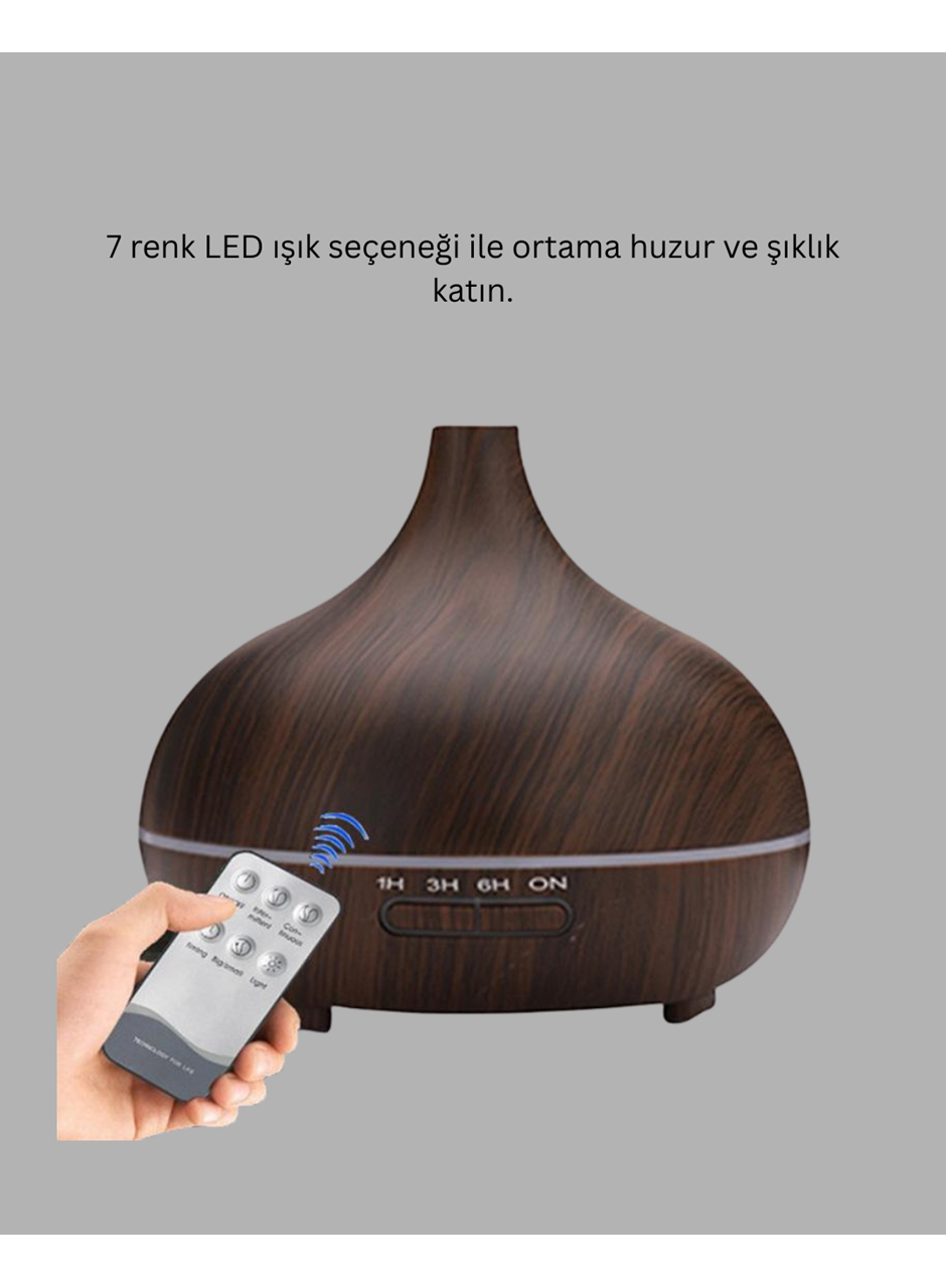 BN01 Uçucu Yağ Uyumlu Renkli LED Işıklı Nemlendirici