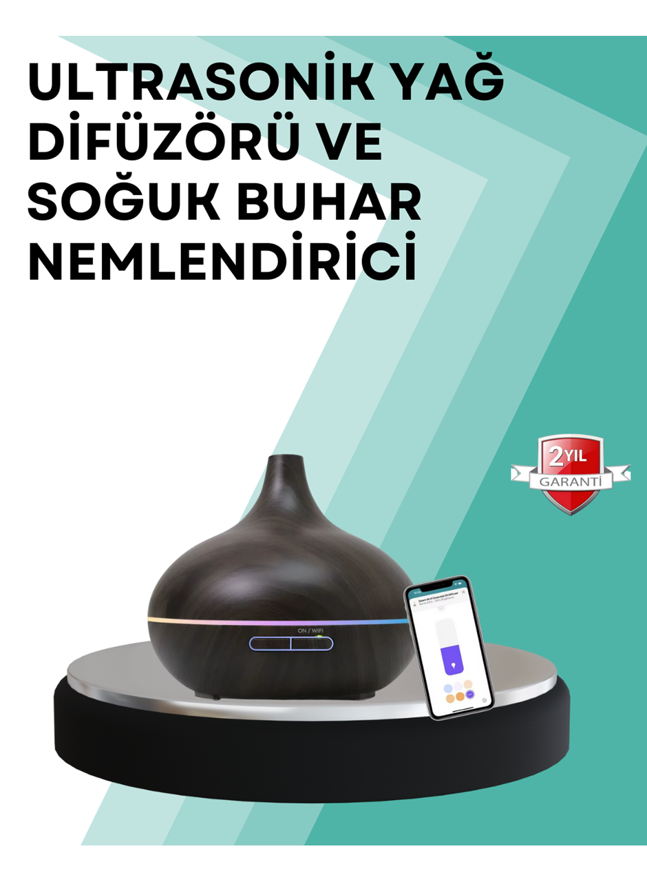 Büyük Su Hazneli Ultrasonik Difüzör ve Oda Nemlendirici