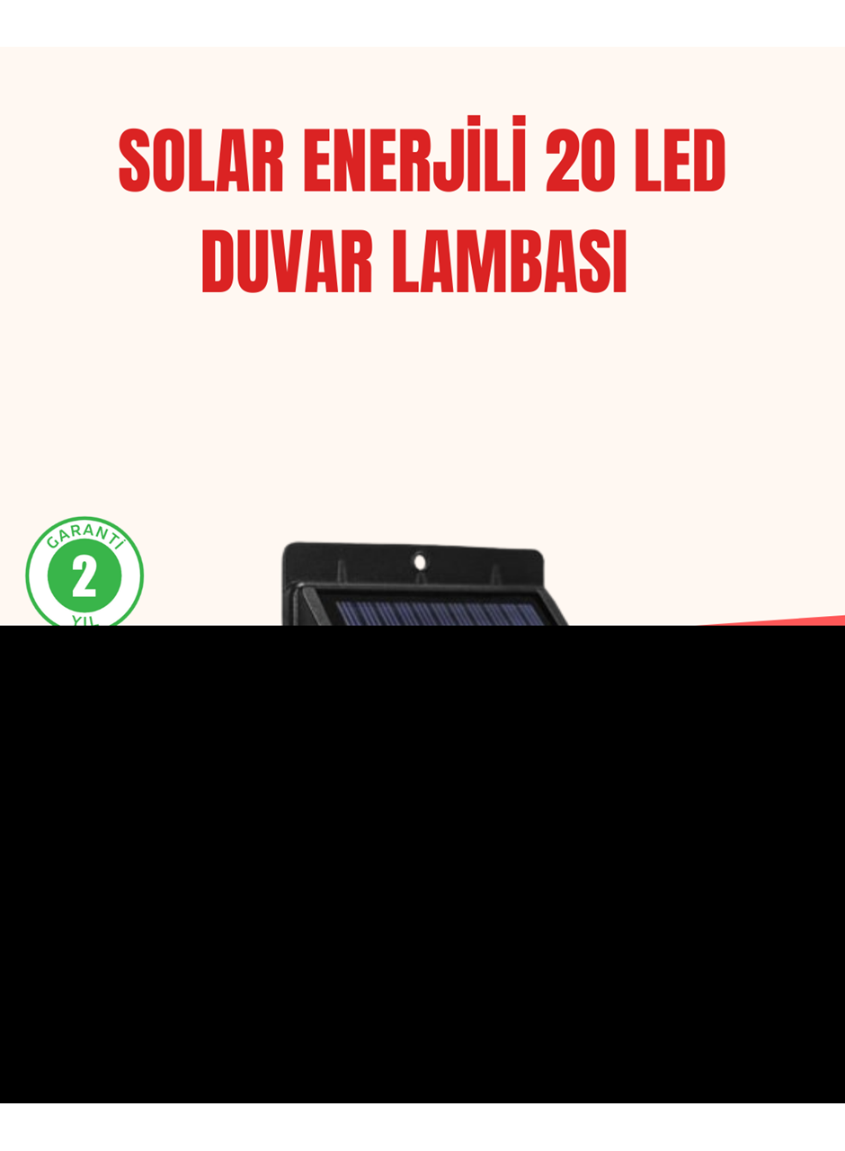 Güneş Enerjili Su Geçirmez Dış Mekan Aydınlatma