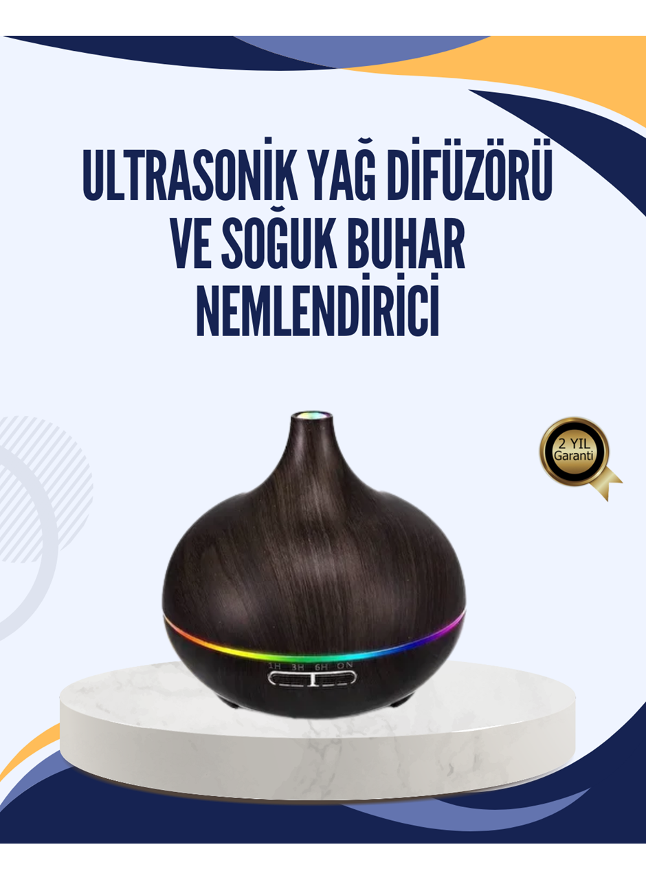 LED Işıklı Sessiz Çalışan Soğuk Buhar Nemlendirici