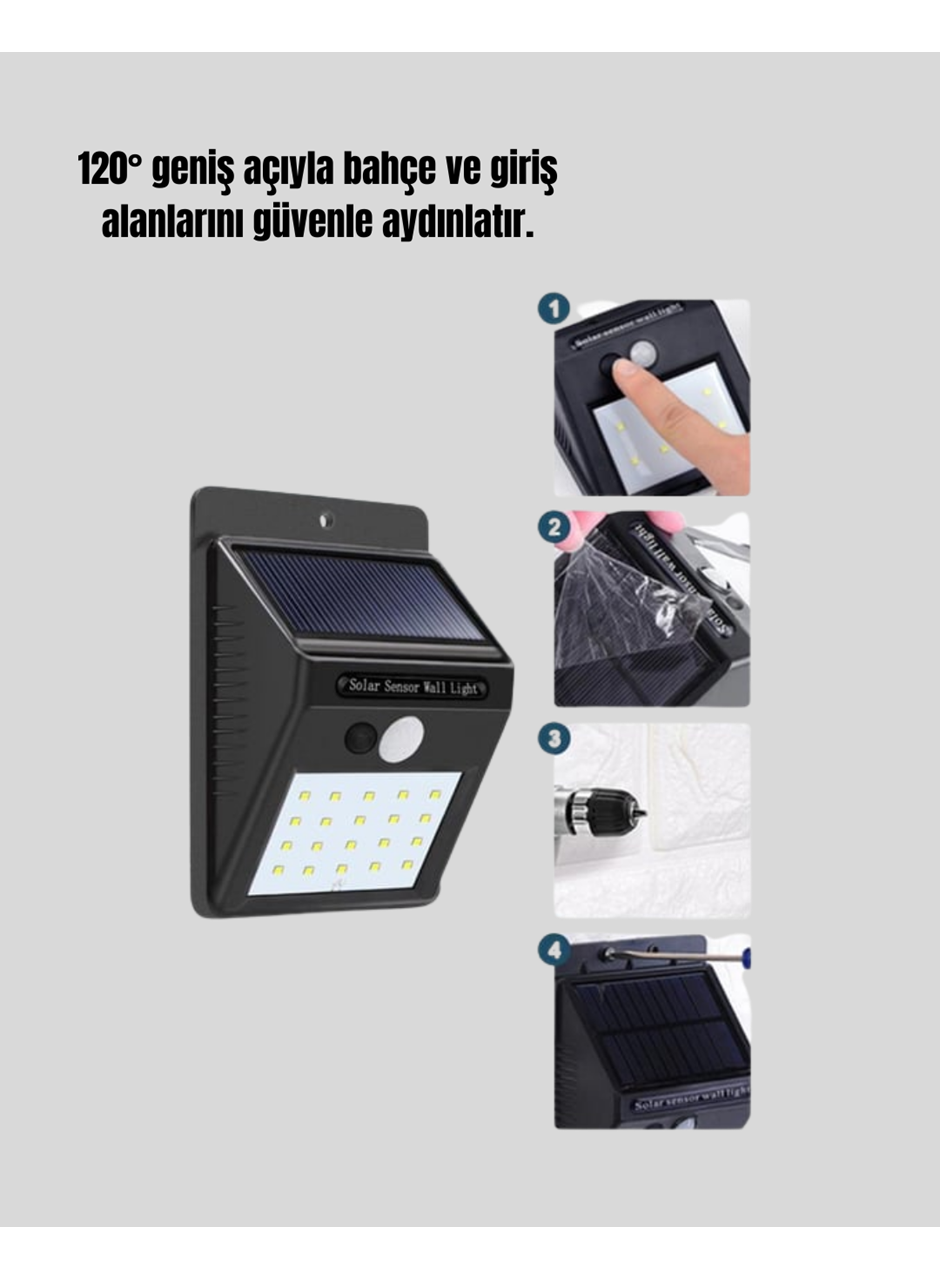 Güneş Enerjili Su Geçirmez Dış Mekan Aydınlatma