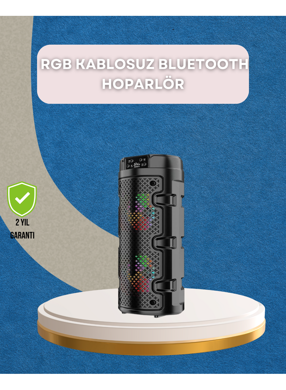 USB, SD Kart ve AUX Girişli Taşınabilir Hoparlör