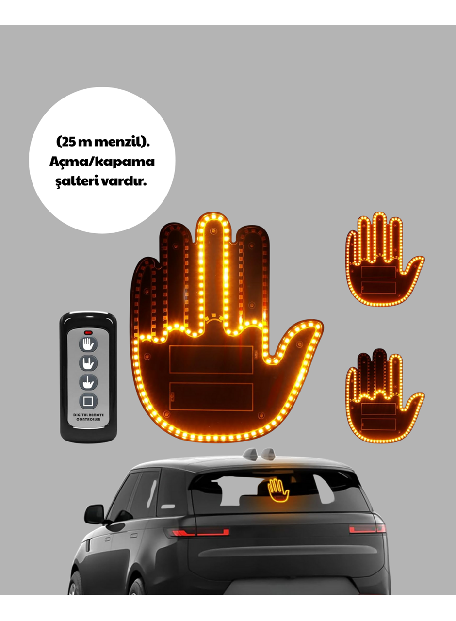 Kompakt Tasarımlı LED Jest Işığı – Selam ve Teşekkür Modları