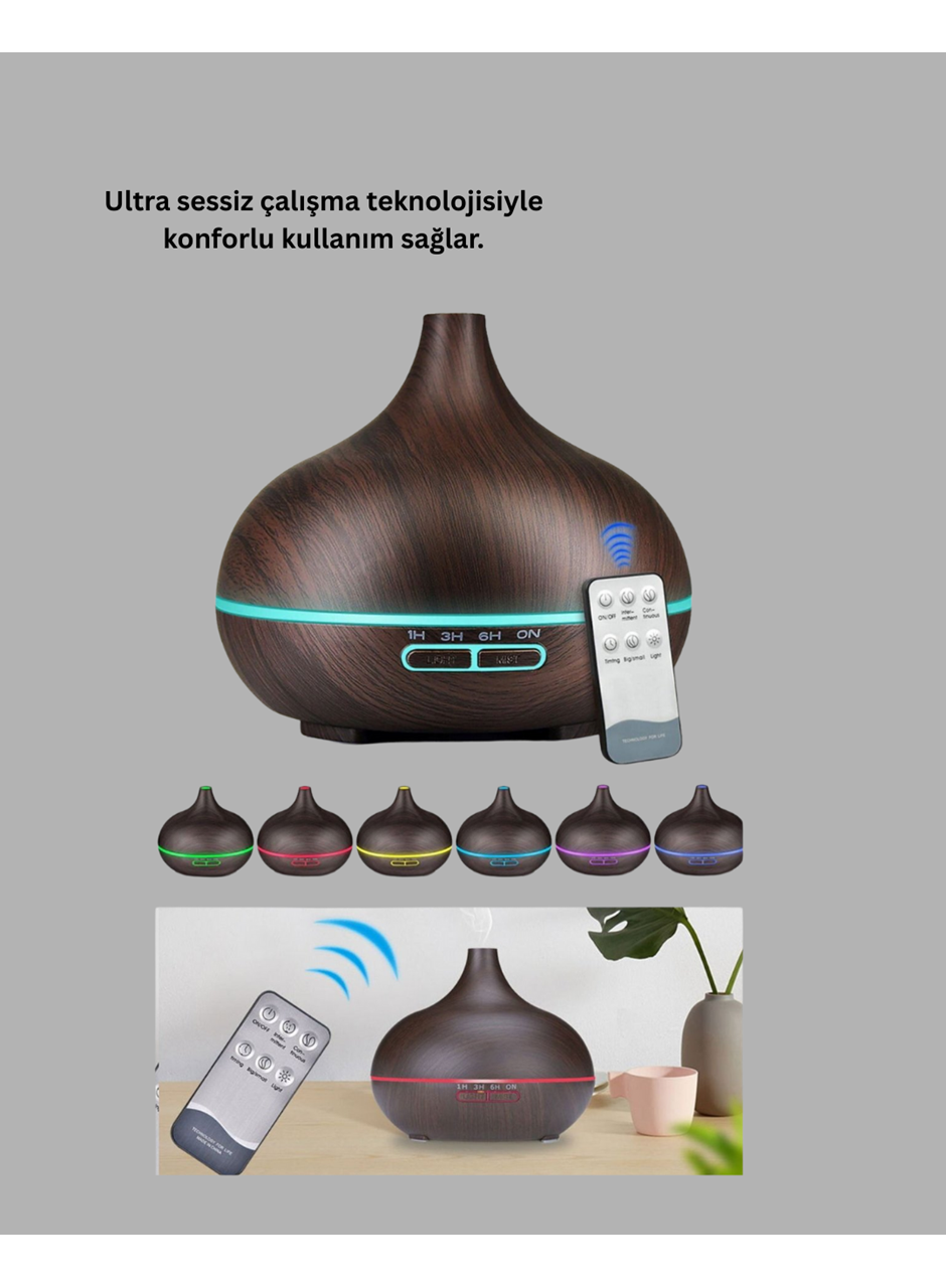 LED Işıklı Sessiz Çalışan Soğuk Buhar Nemlendirici