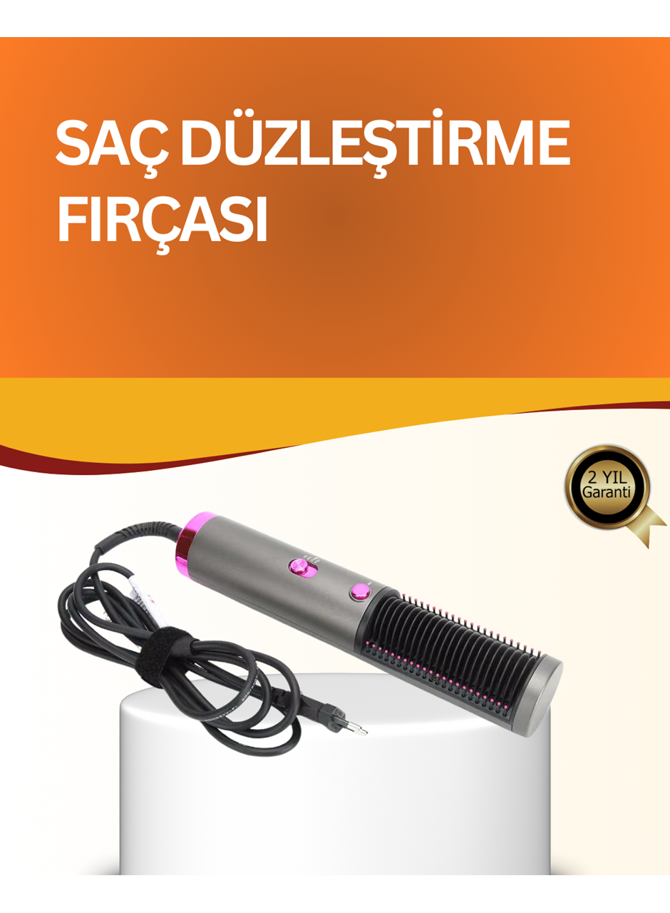 Çok Yönlü Kullanıma Uygun Saç Kurutma ve Düzleştirme Fırçası