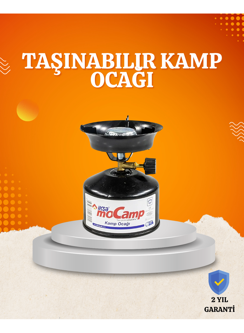 Outdoor Kamp Ocağı Seti Çakmak Gazlı Taşınabilir
