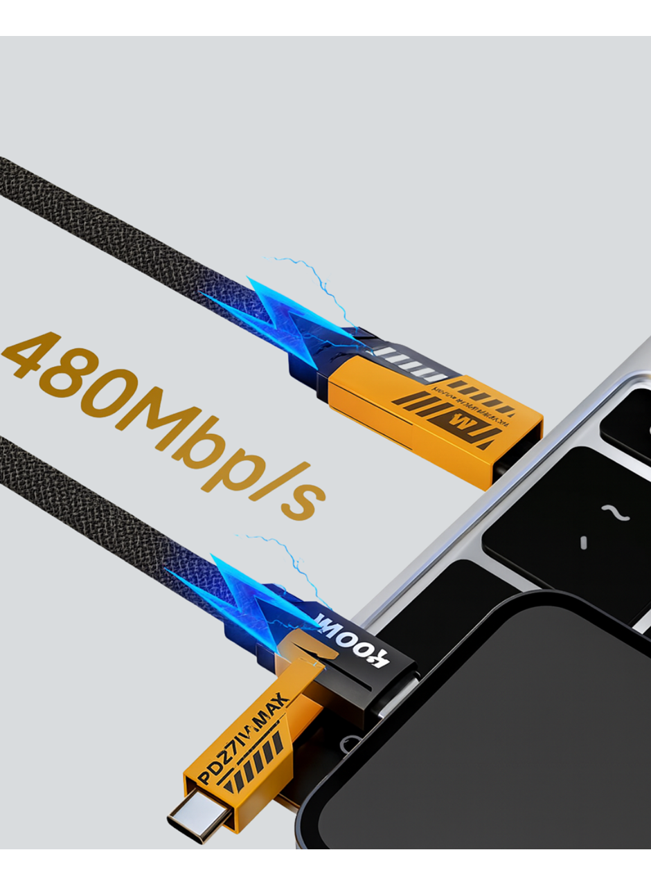 Akıllı Telefon Tablet Laptop Uyumlu 65W Güçlü Veri Kablosu