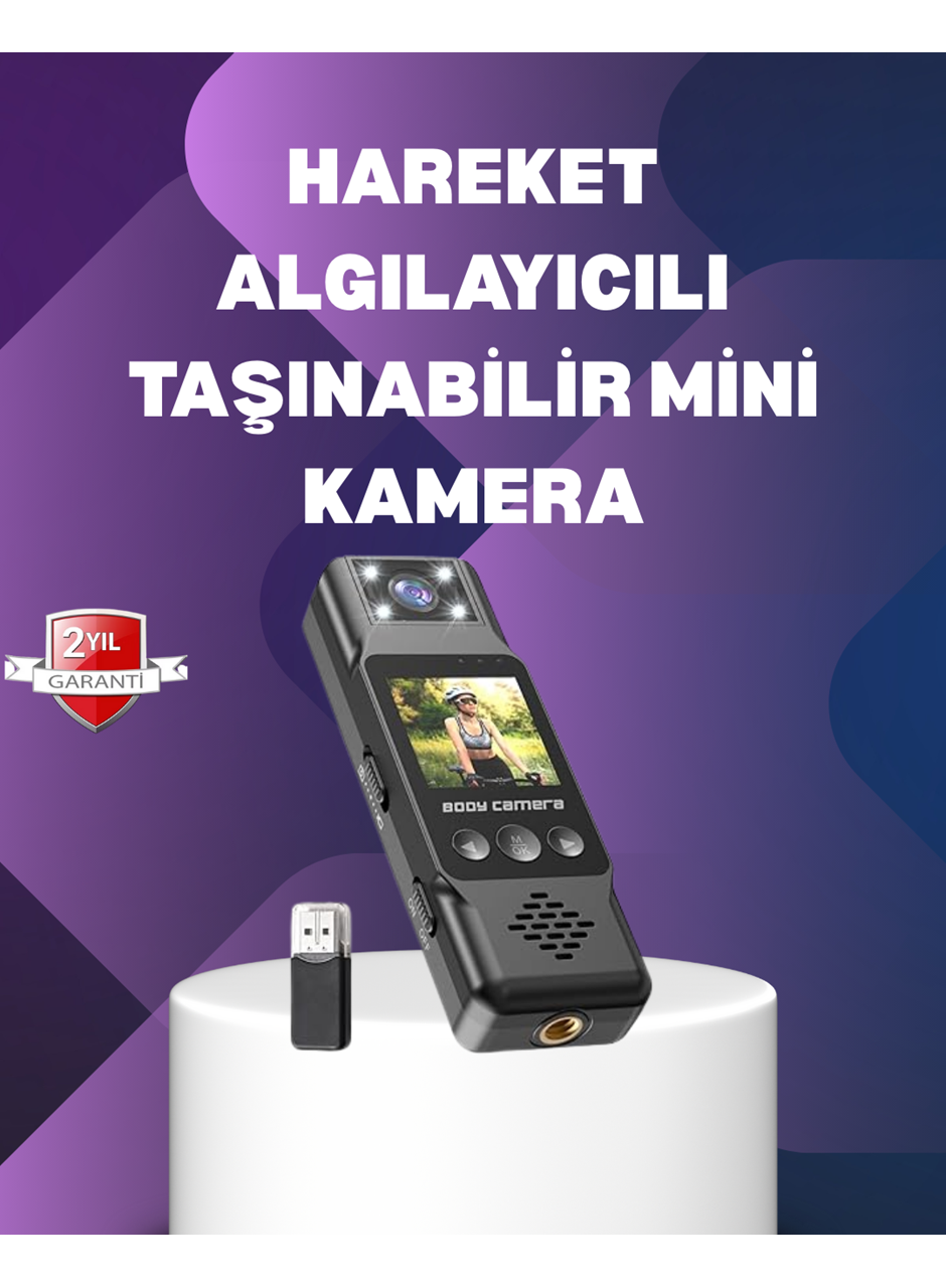180° Dönebilen Lensli 1080P Mini Kamera
