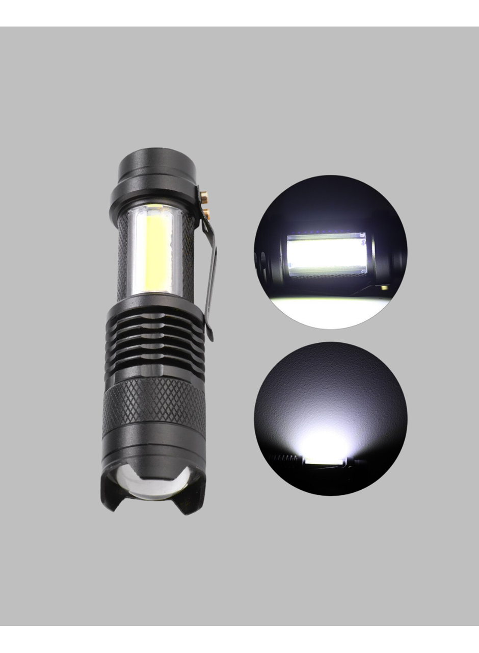 Şarjlı Mini LED El Feneri 2000 Lümen Su Geçirmez