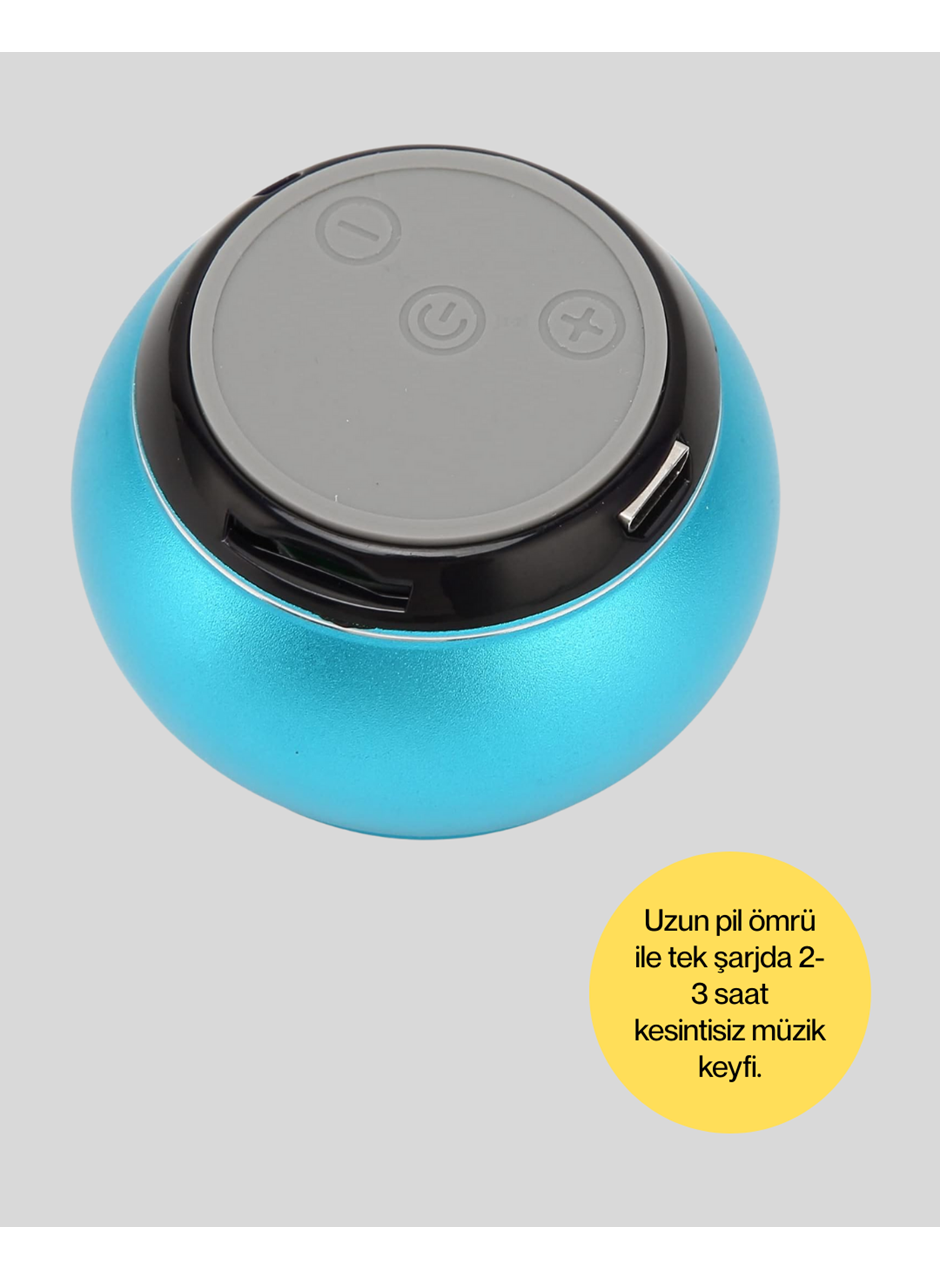 Kablosuz Bluetooth Hoparlör | 2-3 Saat Kesintisiz Müzik Keyfi