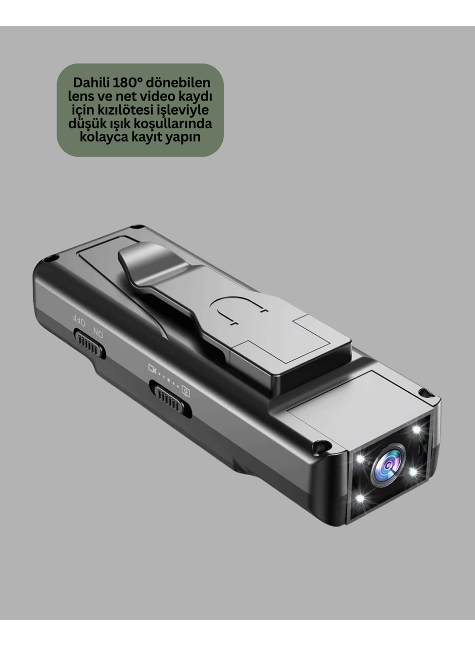 Mini Kamera 1080P Full HD Döner Lens Taşınabilir