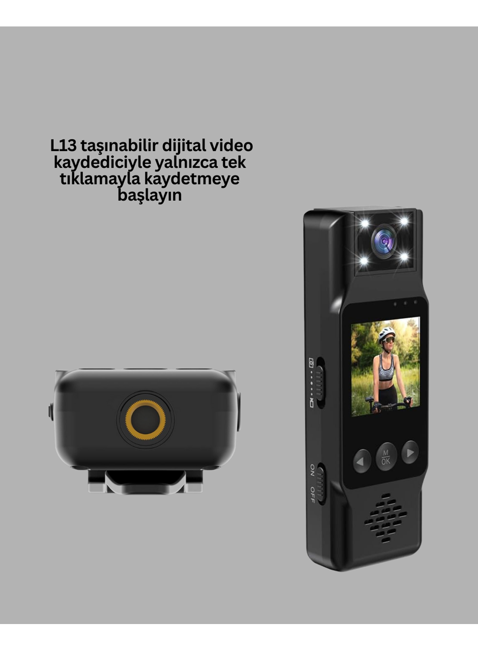 Mini Kamera 1080P Full HD Döner Lens Taşınabilir